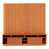 Estante Painel Tv 75 Pol Com Led 200cm Mafra Freijó C05 - Mpozenato - 7