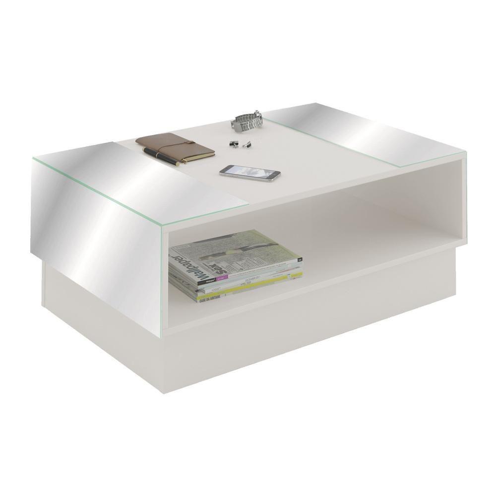 Mesa De Centro Com Espelho Multimóveis Cr45140 Off White Off White - 5