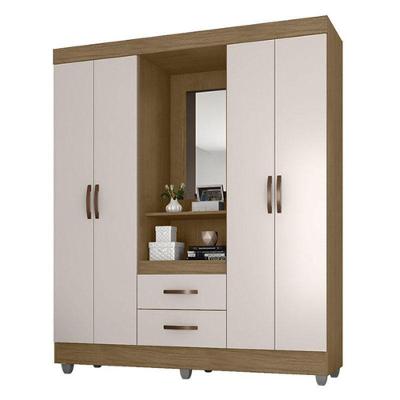 Guarda Roupa Casal Capela Lite Nature Off White – Móveis Leão