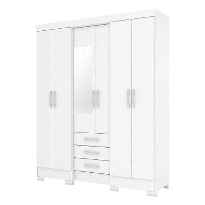 Guarda Roupa Solteiro Mentor Branco – Briz Móveis