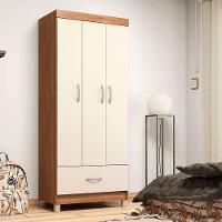 Guarda Roupa Solteiro Ambiente Prince Amêndola Touch Off White – Demóbile - 2