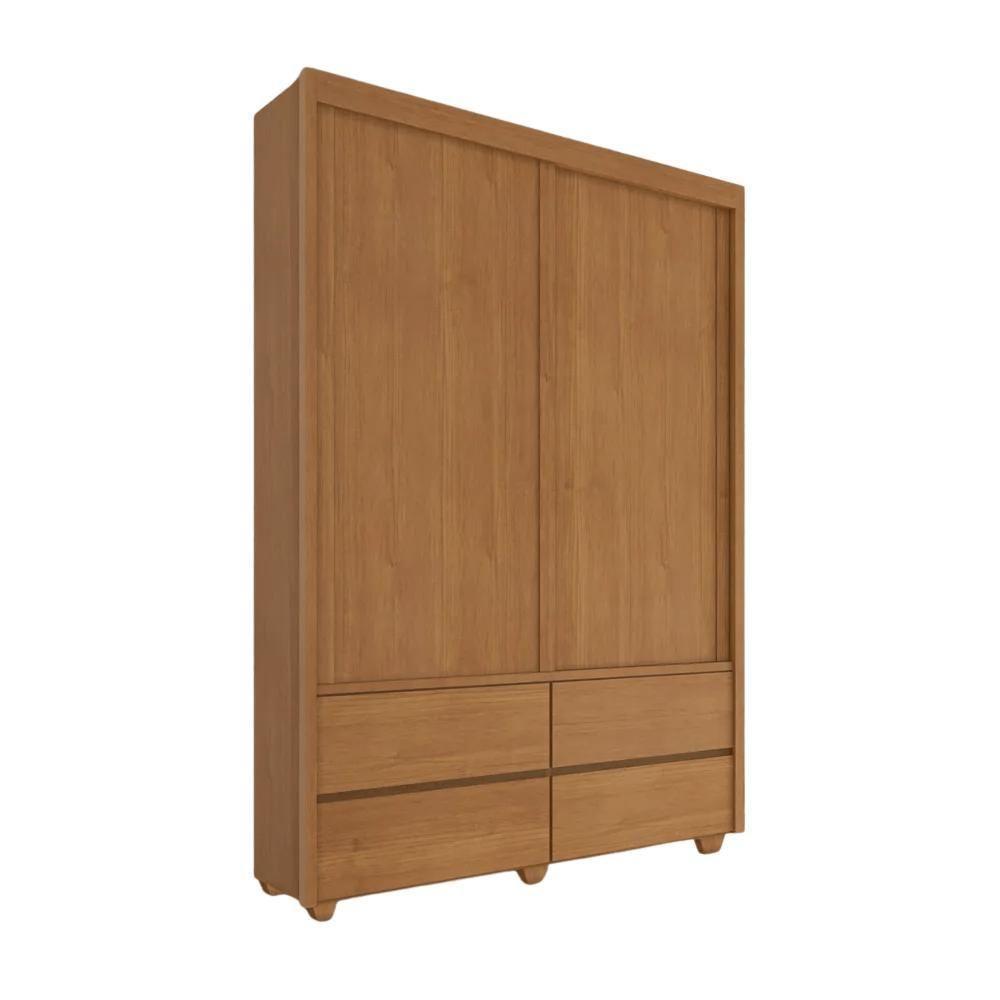 Guarda Roupa Solteiro 2 Porta 4 Gavetas Veroneze Rubi - 1