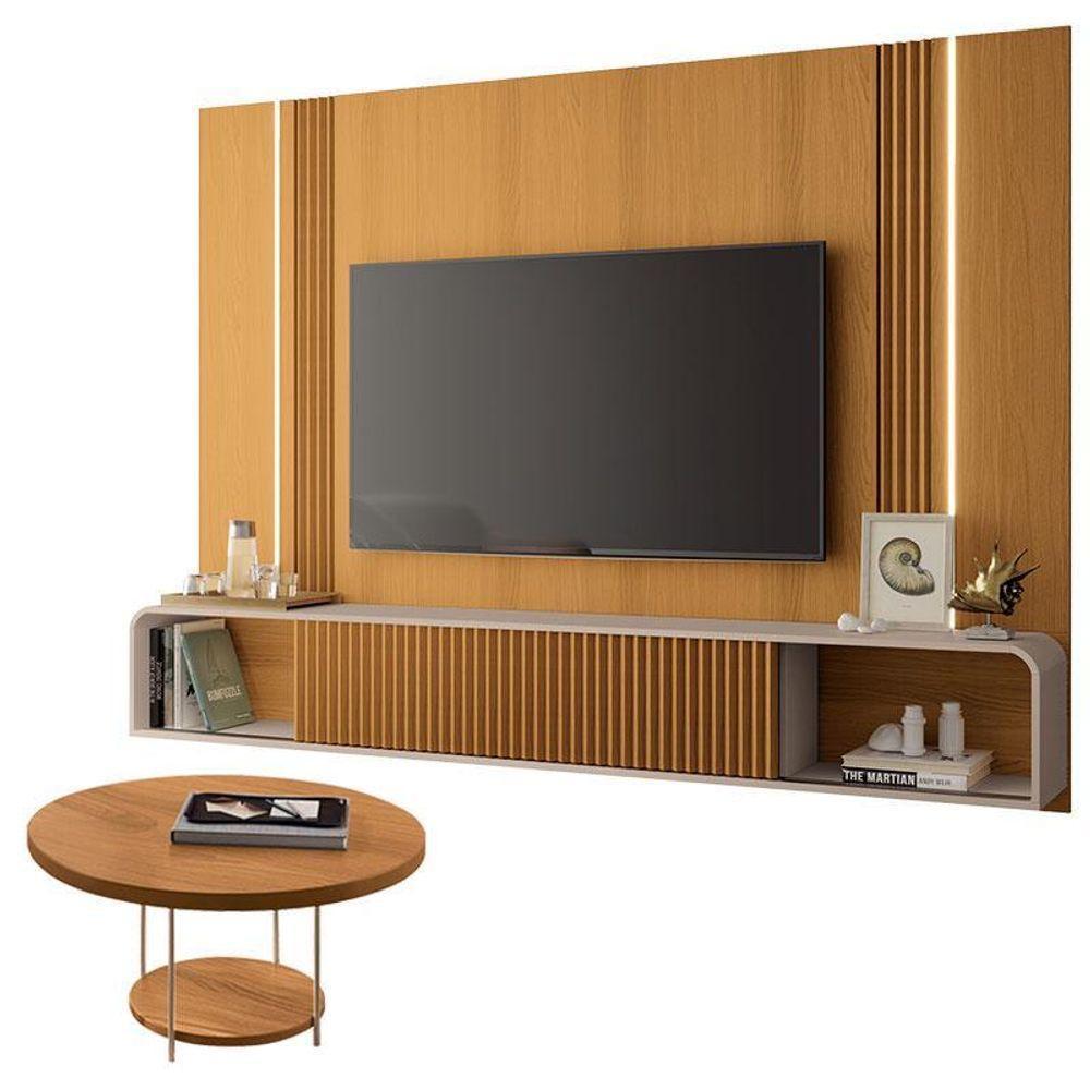 Home Suspenso Empire Cinamomo Off White E Mesa De Centro Sky Cinamomo- Hb Móveis - 1