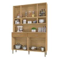 Kit Cozinha Golden 8 Portas Freijó Supremo Ripado - Kits Paraná - 2