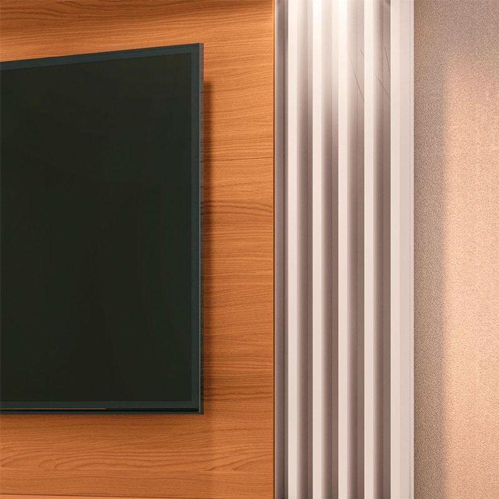 Painel Para Tv Home Suspenso Cosmo Cinamomo Off White – Hb Móveis - 5