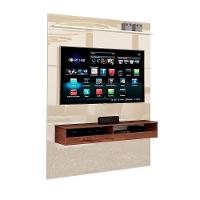 Painel Para Tv Até 50 Polegadas Off White E Naturale 120cm - 5