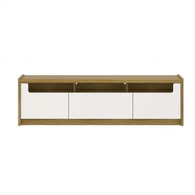 Rack Para Tv Até 75 Polegadas 3 Portas Oslo Off White E Freijó 180cm