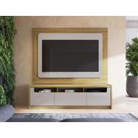 Rack Para Tv Até 75 Polegadas 3 Portas Oslo Off White E Freijó 180cm - 2