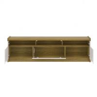 Rack Para Tv Até 75 Polegadas 3 Portas Oslo Off White E Freijó 180cm - 6