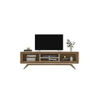 Rack Para Tv Até 50 Polegadas 2 Portas Channel Nature E Off White 150cm