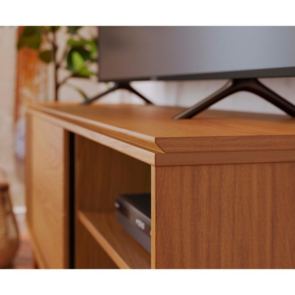 Rack Para Tv Até 60 Polegadas 1 Porta Otawa Freijó 160cm - 5