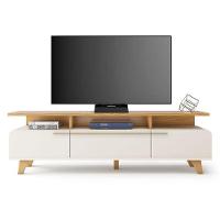 Rack Bancada Para Sala Essenza 2.0 Off White Cinamomo – Hb Móveis - 2