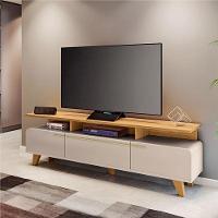 Rack Bancada Para Sala Essenza 2.0 Off White Cinamomo – Hb Móveis - 8