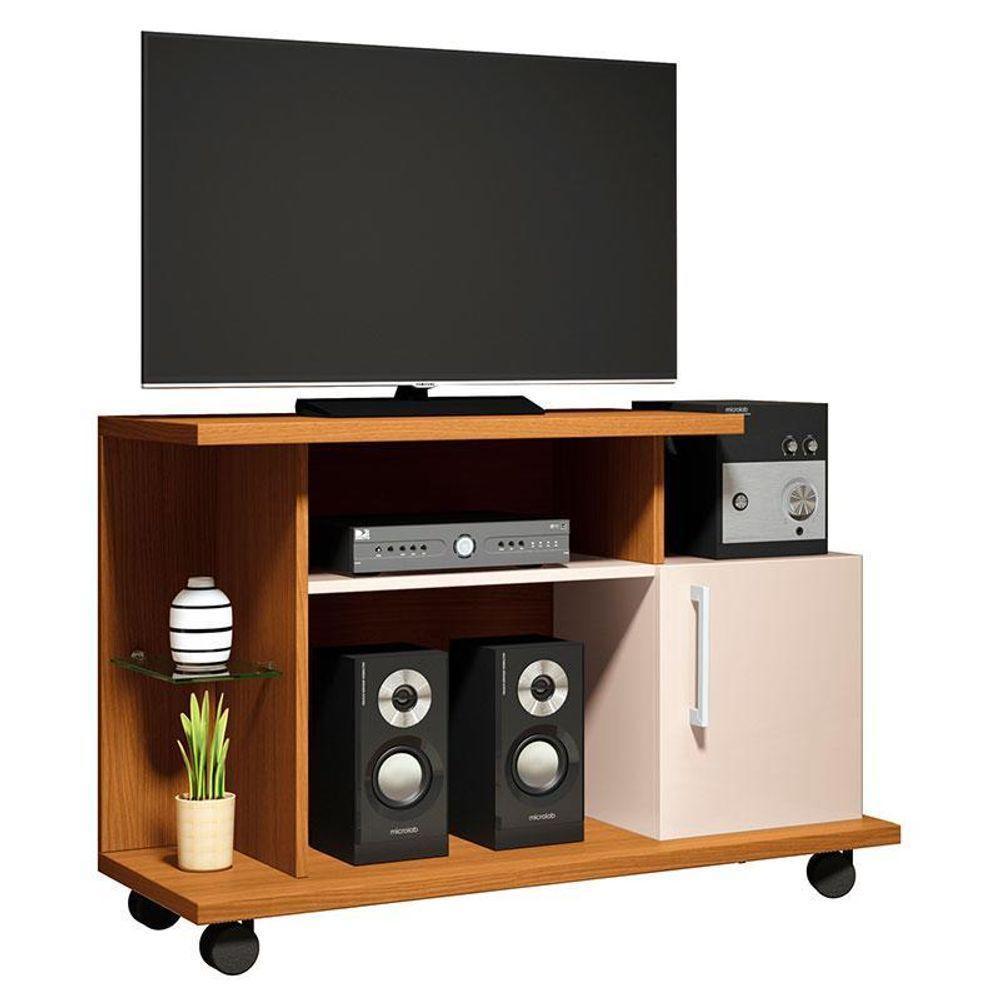 Rack Ambiente Smart Cinamomo Off White – Hb Móveis - 6