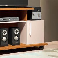 Rack Ambiente Smart Cinamomo Off White – Hb Móveis