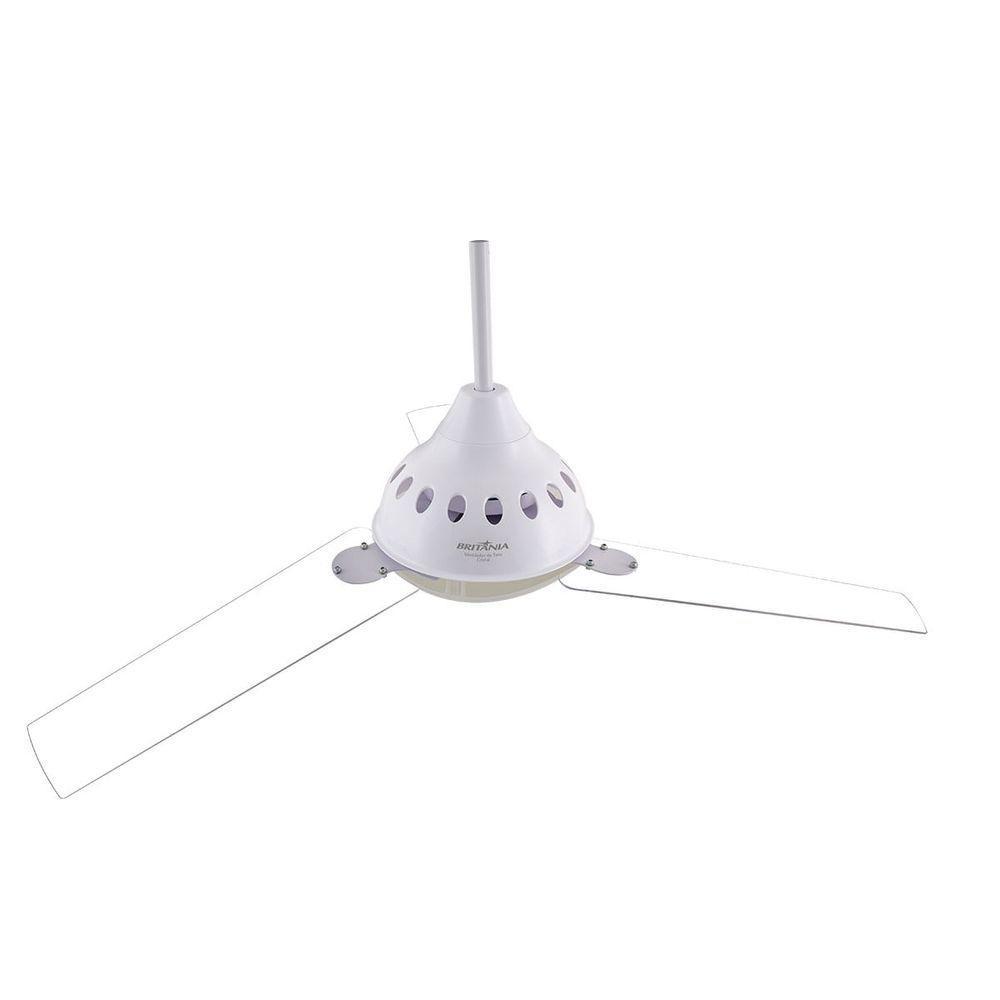 Ventilador De Teto Britânia Silencioso 131W Cristal BVT05B 220V - 2
