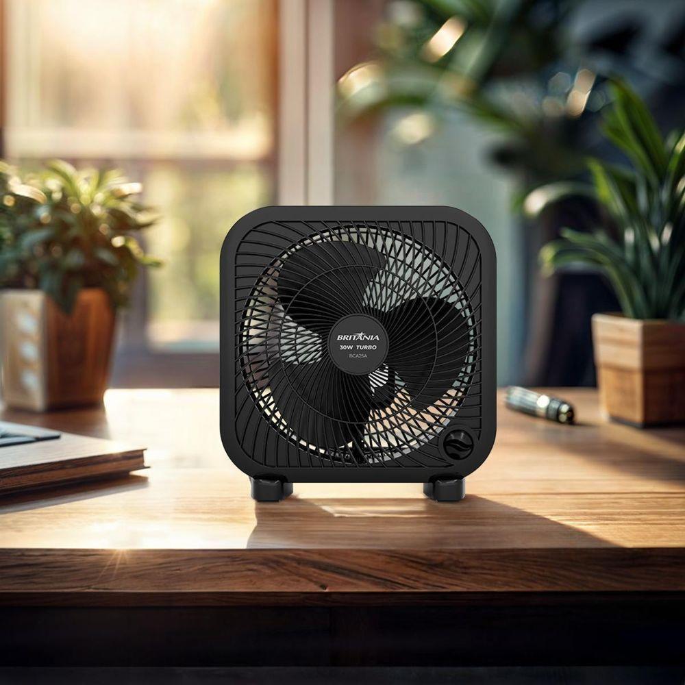 Ventilador Circulador Britânia 30W 3 Velocidades BCA25A 110V - 2