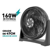 Ventilador Circulador Prime Air 3 Velocidades 160W ACA40A 110V