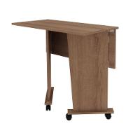 Escrivaninha Com Rodízios Multimóveis Vcr25025 Amêndoa Amêndoa - 3