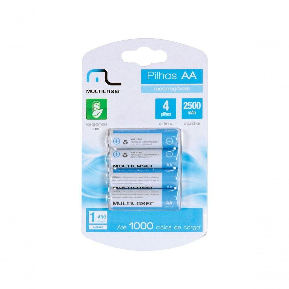 Pilha Recarregavel Aa 2500mah C-4 Cb052 - 1