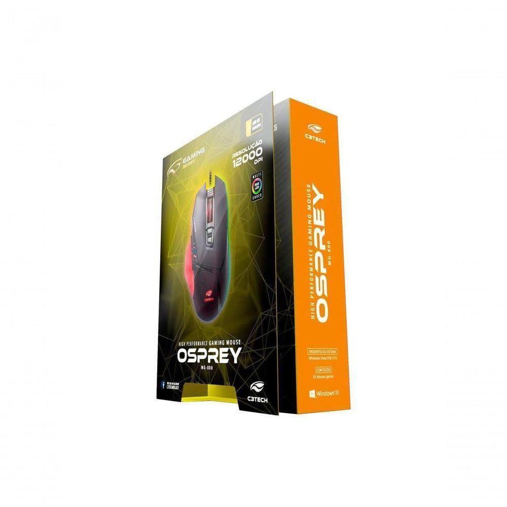 Mouse Gamer C3tech Osprey Mg-800bk - 2