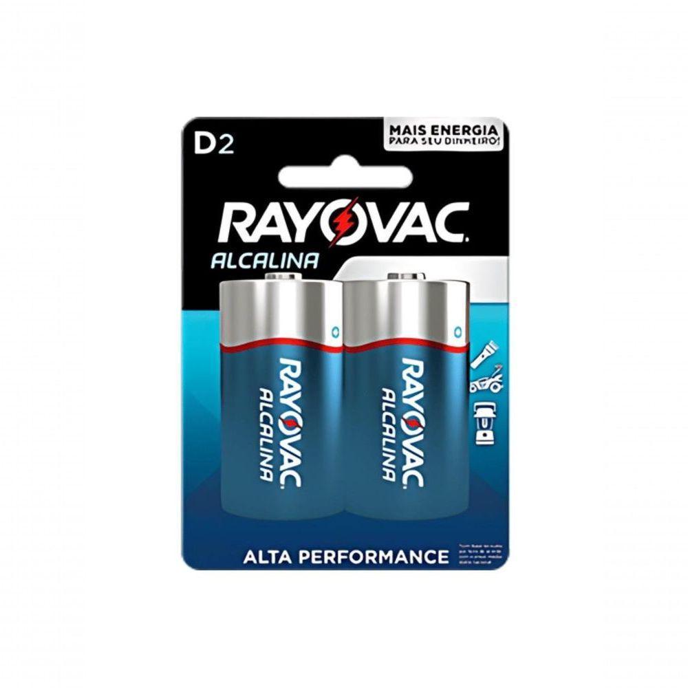 Pilha Alcalina Tamanho D 1,5v Com 2 Unidades - 1