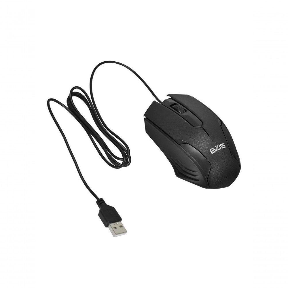 Mouse Optico Evus Mo-05 Usb 800dpi 3 Botoes Performance - 1