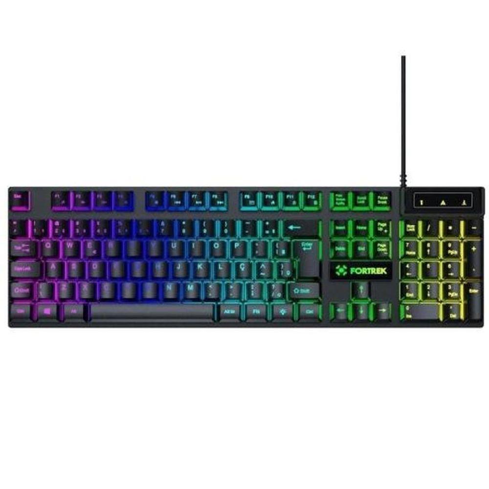 Teclado Gamer Fortrek Fearless 100 Fullsized Preto - 1