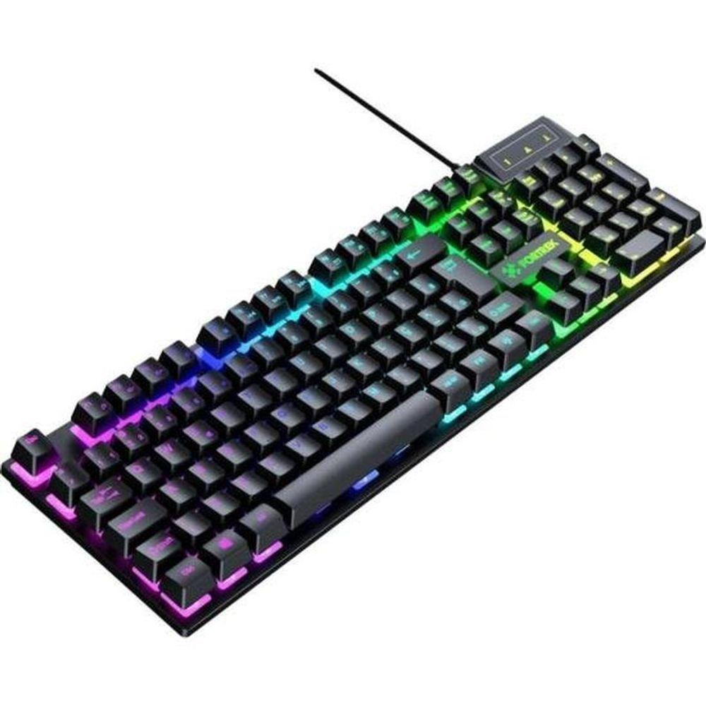 Teclado Gamer Fortrek Fearless 100 Fullsized Preto - 5