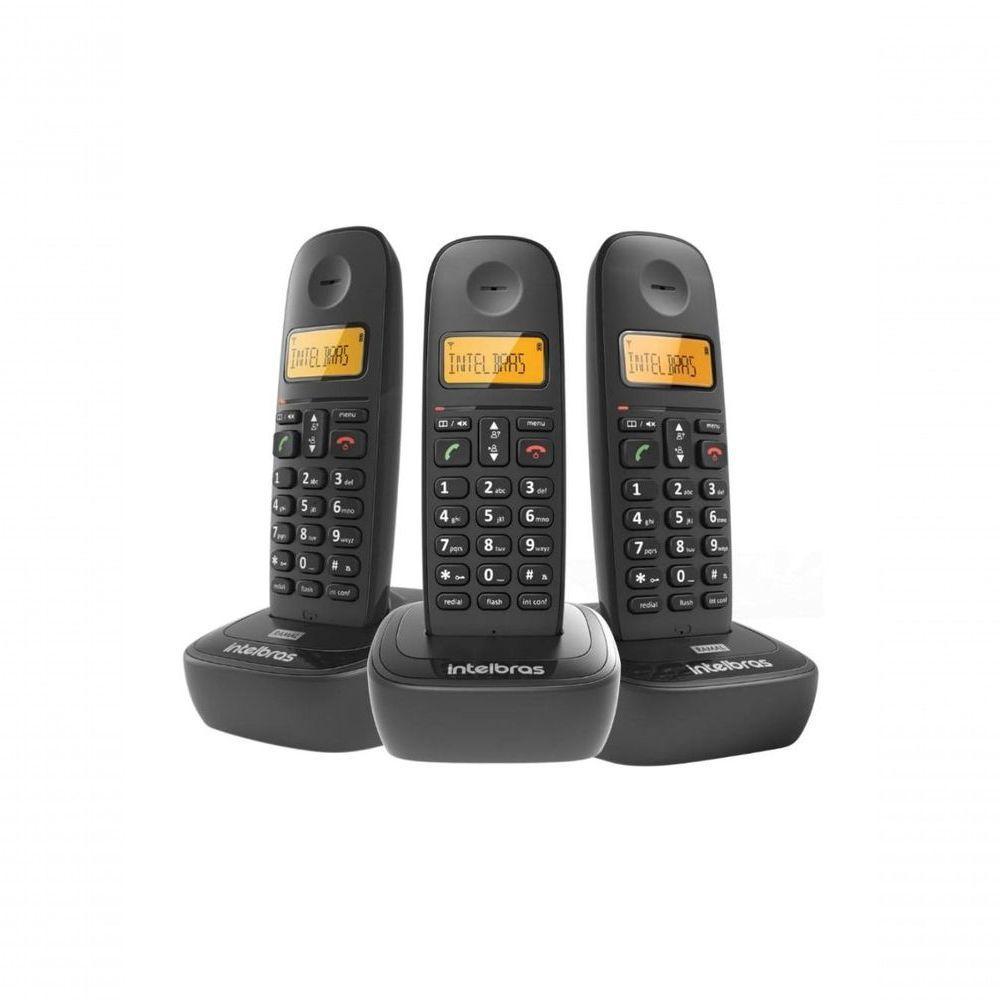 Telefone Sem Fio Digital Intelbras Ts 2513 Com 2 Ramais - 3