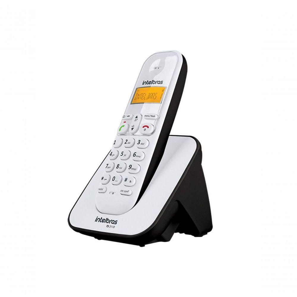 Telefone Sem Fio Intelbras Ts3110 Preto E Branco - 2