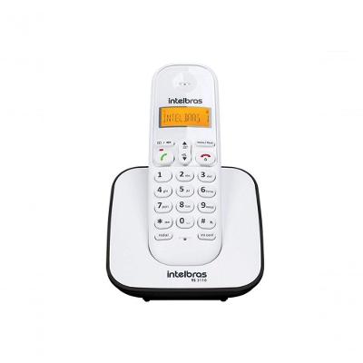 Telefone Sem Fio Intelbras Ts3110 Preto E Branco
