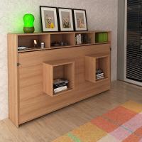 Cama Articulada Solteiro Para Colchão 88 X 188Cm Multimóveis Vcr35066 Amêndoa Amêndoa - 2