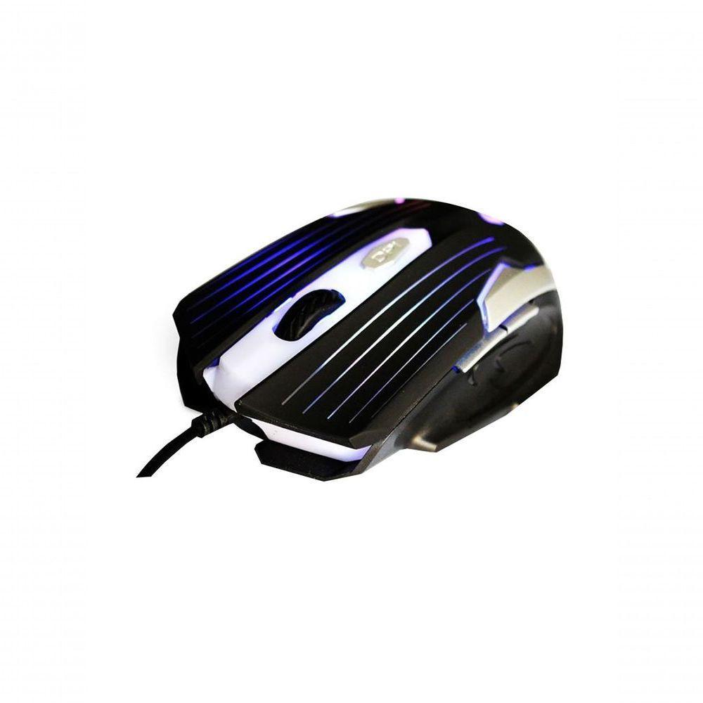 Mouse Otico Gamer C3tech Mg-11bsi Preto E Prata - 2