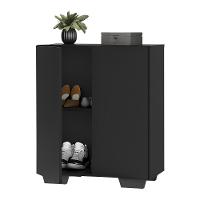 Sapateira 2 Portas Nina Multimóveis V6010 Preta Preto - 1