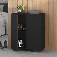 Sapateira 2 Portas Nina Multimóveis V6010 Preta Preto - 6