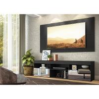 Rack Com Espelho E Painel Para Tv Até 65´´ Flórida Fg3137 Preto - 3