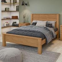 Cama Casal Ambiente Athenas 140 Amêndoa Clean Off White Flex - Lopas