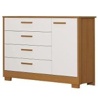 Quarto De Bebê Zaki E Berço Americano Evolution 4 Em 1 Branco Acetinado Savana Com Colchão Gazin - Reller - 5