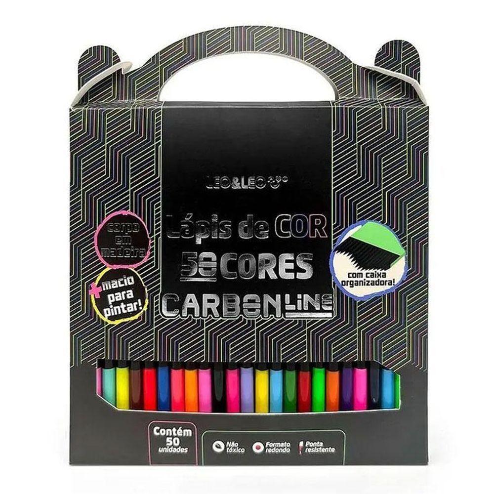 Lápis De Cor Carbon Line 94433 50 Cores - Leo&leo - 1