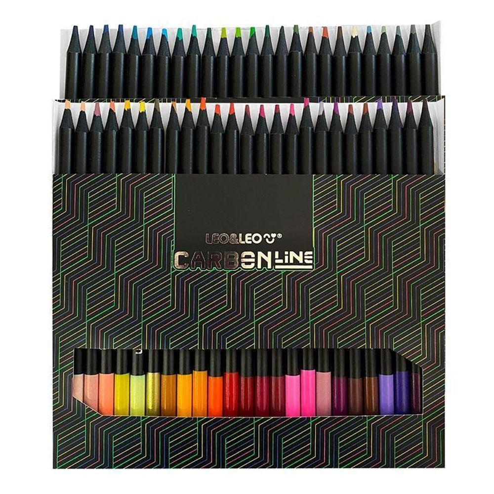 Lápis De Cor Carbon Line 94433 50 Cores - Leo&leo - 2