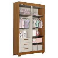 Quarto De Bebê Zaki E Berço Americano Evolution 4 Em 1 Areia Acetinado Savana Com Colchão Gazin - Reller - 9