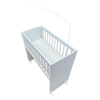 Mini Berço Moisés Alegria Branco Brilho Com Colchão ? Veronez - 6