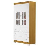 Quarto De Bebê New Katatau Branco Acetinado Savana Com Colchão Gazin ? Reller - 5