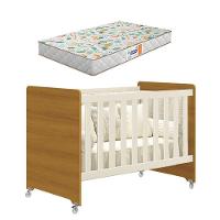 Berço Americano Evolution 4 Em 1 Areia Acetinado Savana Com Colchão Gazin- Reller - 1