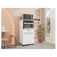 Balcão Multiuso Ambiente Duetto Duplo Forno Branco Supremo - Kits Paraná - 1
