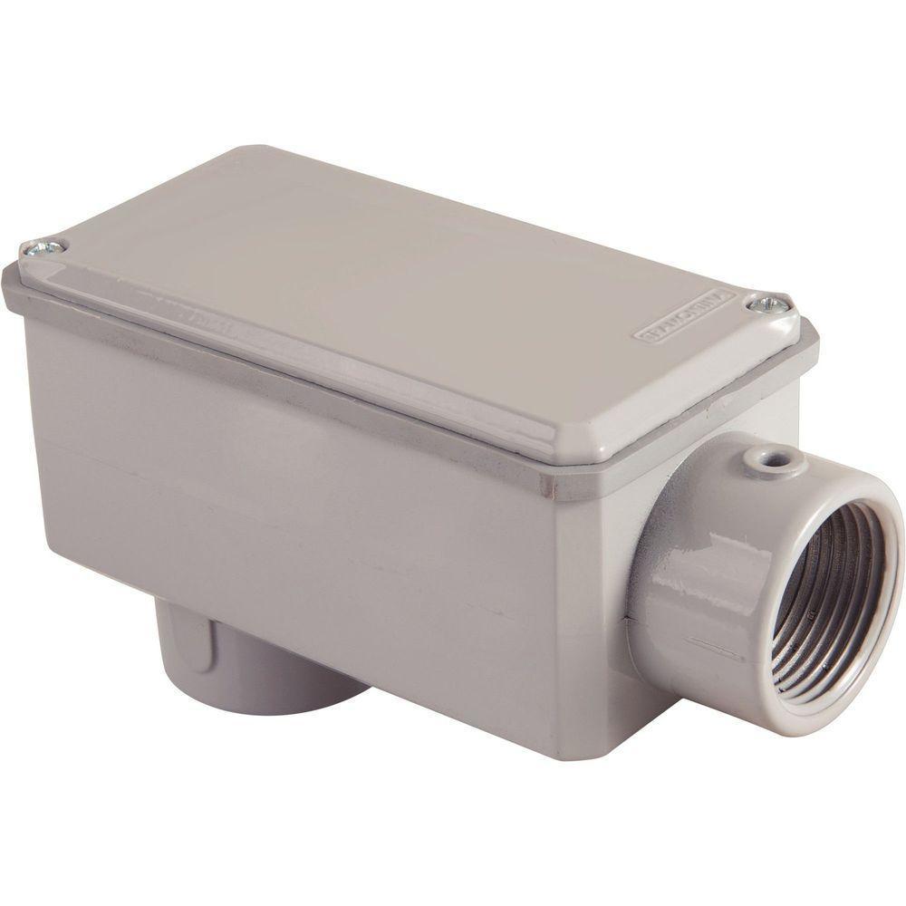 Condulete Fixo 1.1-2 Tipo Lb Tramontina Com Tampa E Rosca Npt Com Pintura Eletrostática A Pó Tramontina - 1