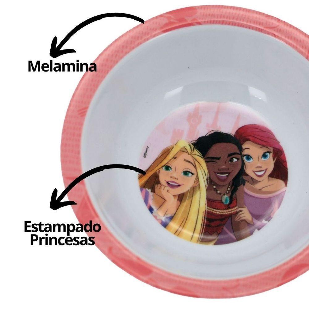 Bowl Tigela Melamina Refeição Infantil Princesas Disney 16cm - Tuut - 2
