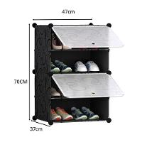 Guarda Roupa Sapateira Modular 4 Prateleiras Portatil Organizador Brinquedos Armario Quarto Sala Multiuso Branco - 7