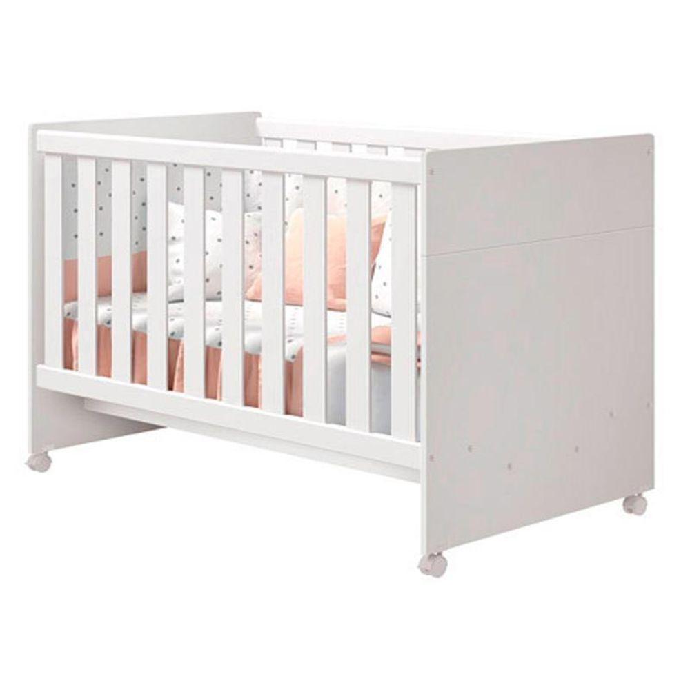 Berço Americano Katatau Flex Branco Brilho Com Colchão Ortobom - Reller - 2